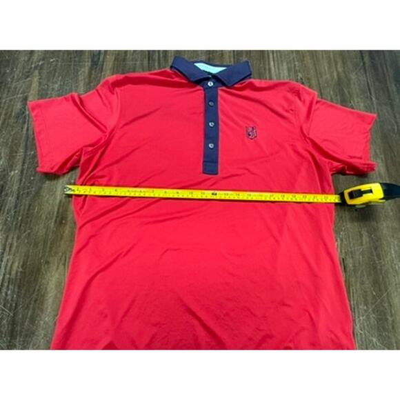 "Greyson" Polo Shirt,Golf Shirt,Size L,Multicolor,Collar,Embroidered L Chest - Picture 5 of 9